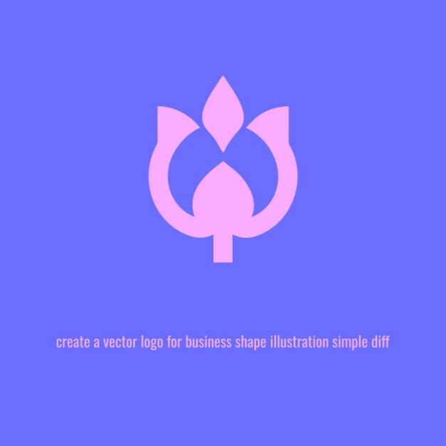 Vector a vector logo for business shape illustration simple different style shapes logo