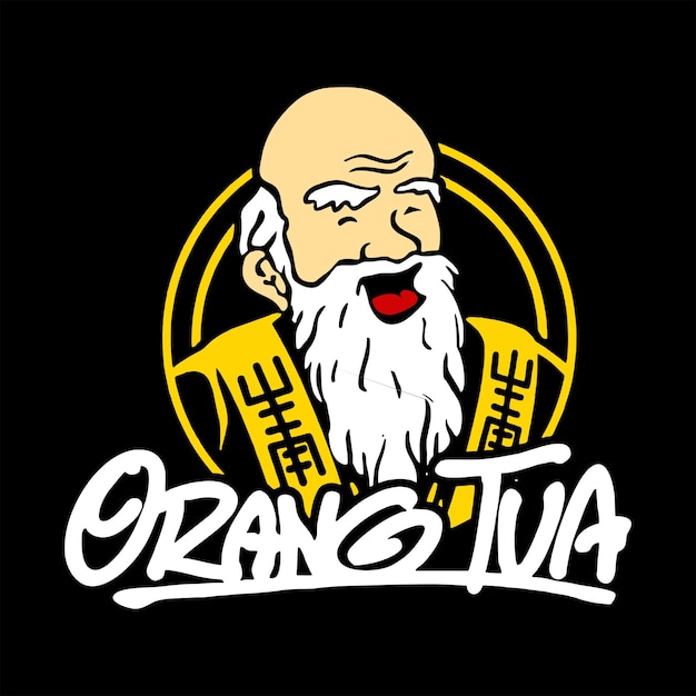 Logo vettoriale di progettazione ot orang tua