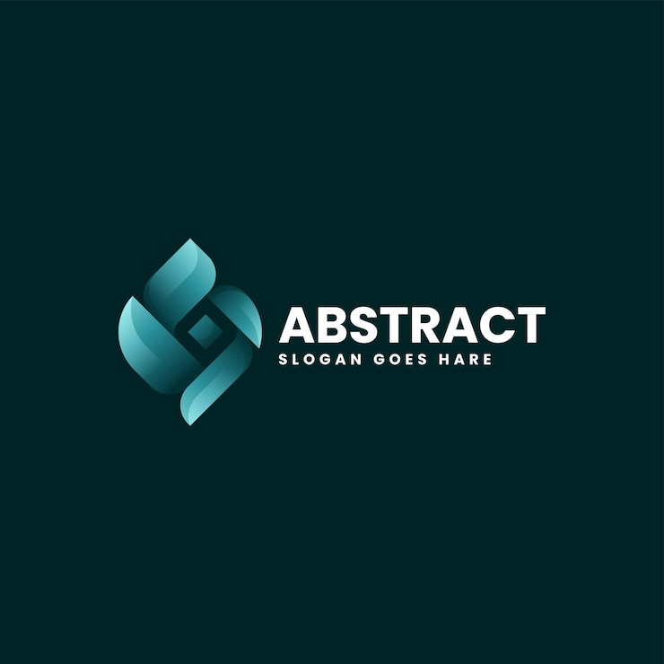 Vector vector logo illustration abstract gradient colorful style