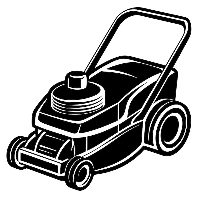 vector logo for lawn mower design