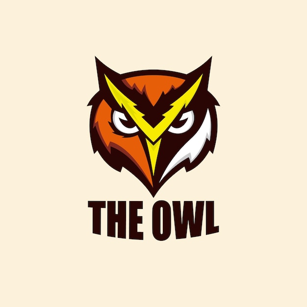 Vector logo the owl