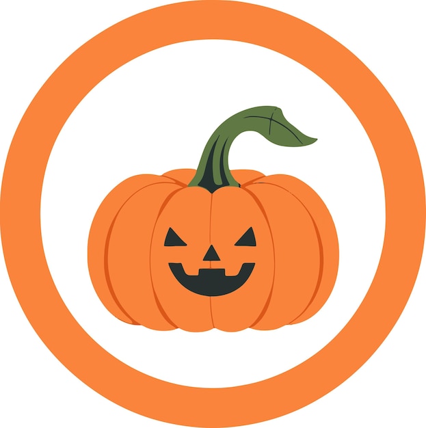 Vector vector logo of the pumpkin