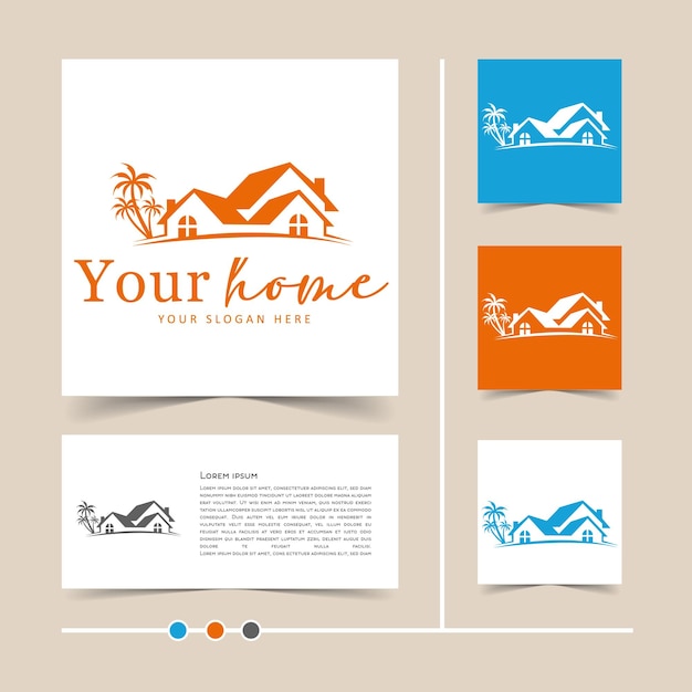 Vector logo template design