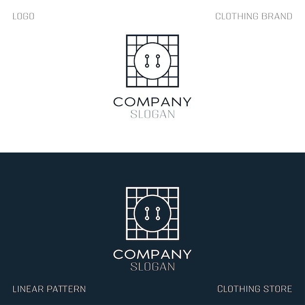 Vector logo template, stylish logo