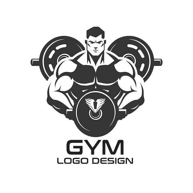 Vector logoontwerp van de sportschool
