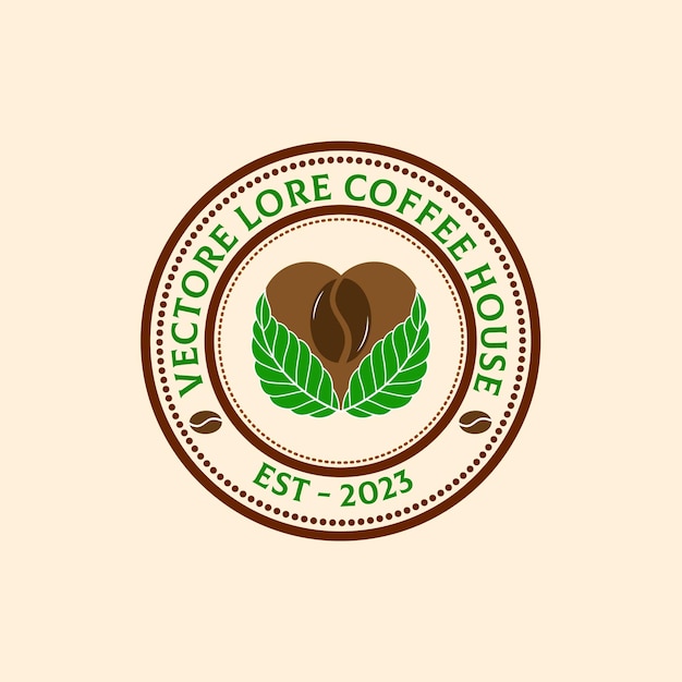 Vector lore coffee house logo for your coffee house or hotel