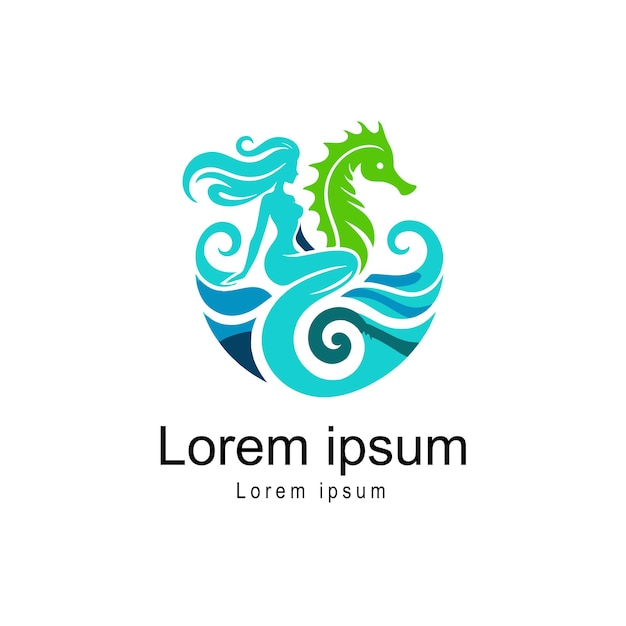 vector lorem ipsum illustratie silhouet logo