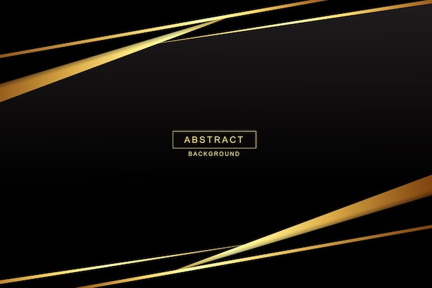Vector luxury black and golden background