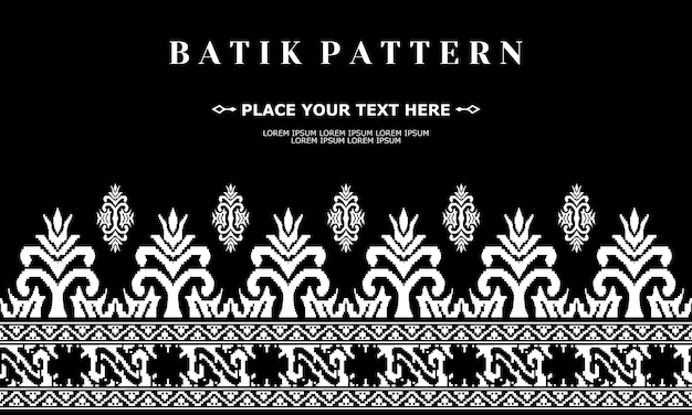 Vector vector luxury and elegant traditional batik ornament pattern