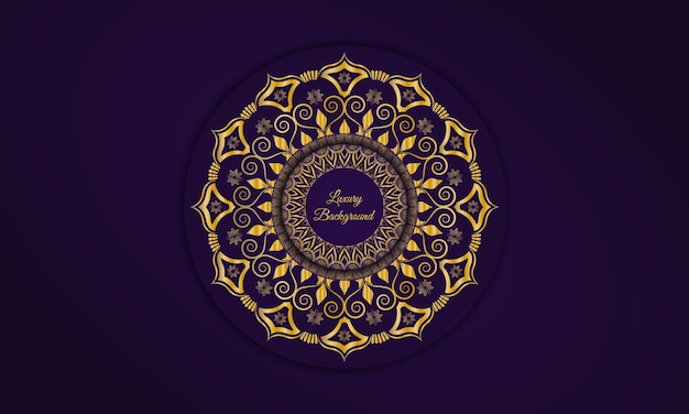 Vector vector luxury golden mandala background