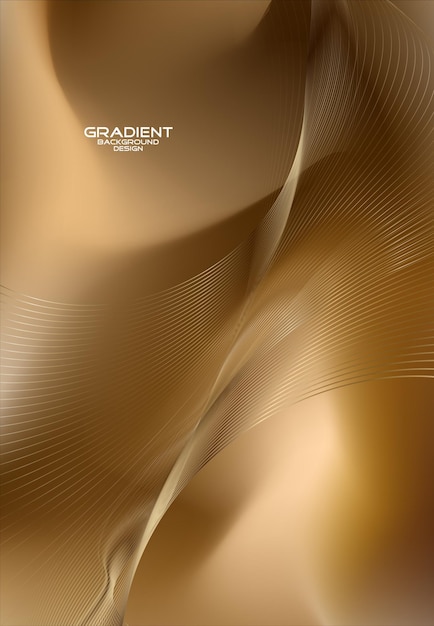 Vector luxury golden wave style abstract background design