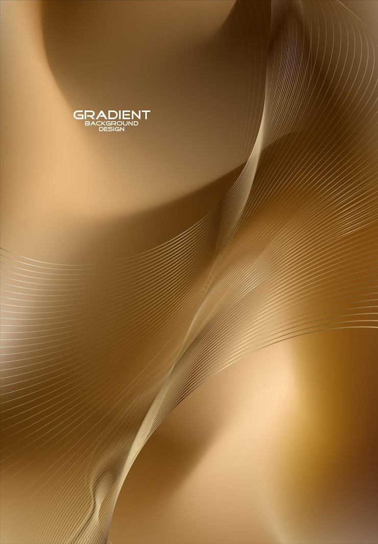 Vector vector luxury golden wave style abstract background design