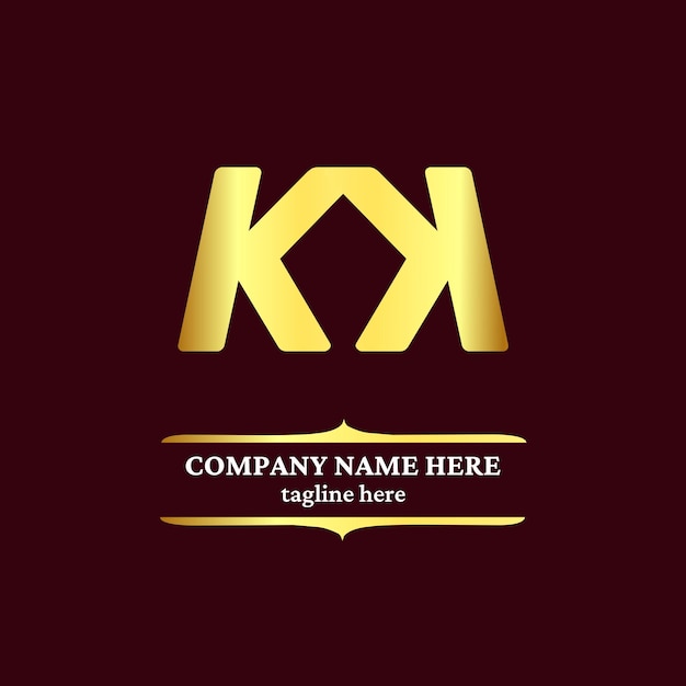 Vector vector luxury logo for letter k