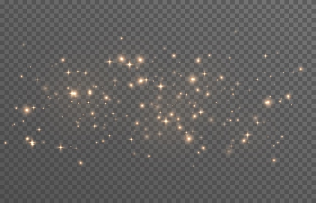 Vector magic glow. Sparkling light, sparkle dust png. Sparkling magical dust. Christmas light.