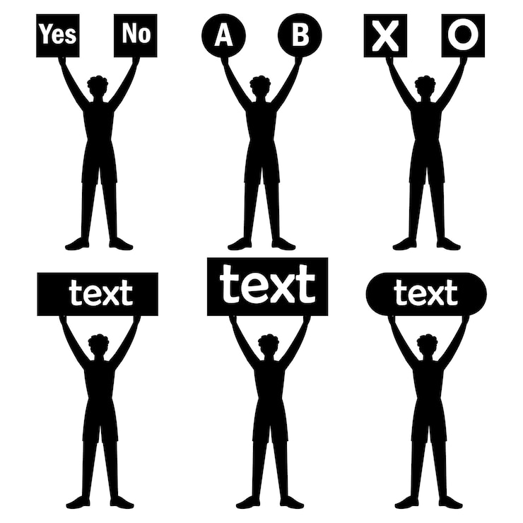 Vector vector of man silhouette illustration pictogram and communication