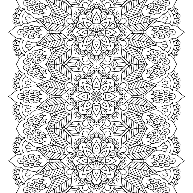 Vector mandala achtergrond