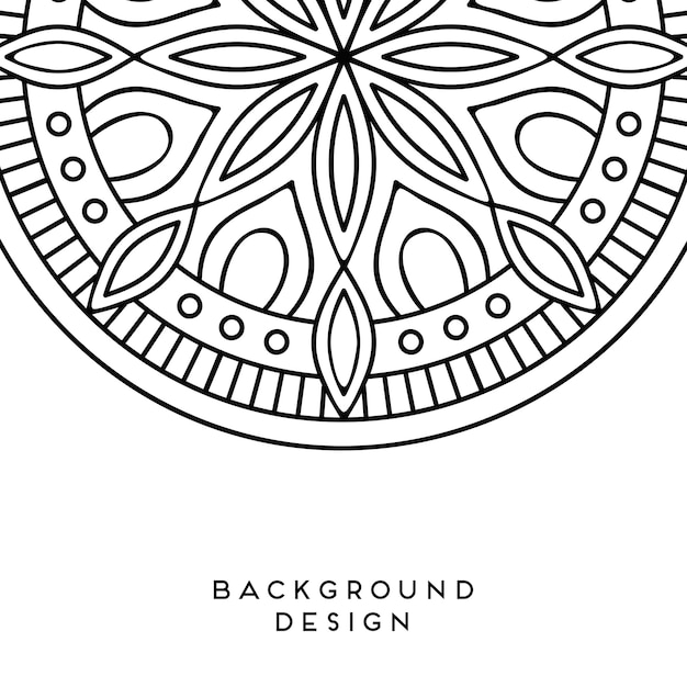 Vector mandala achtergrond