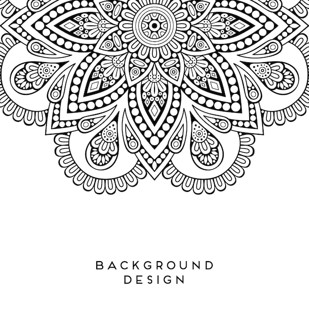 Vector mandala achtergrond