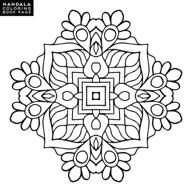 Vector mandala achtergrond