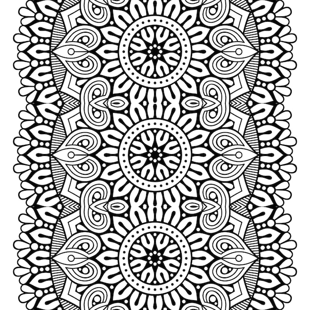 Vector mandala achtergrond