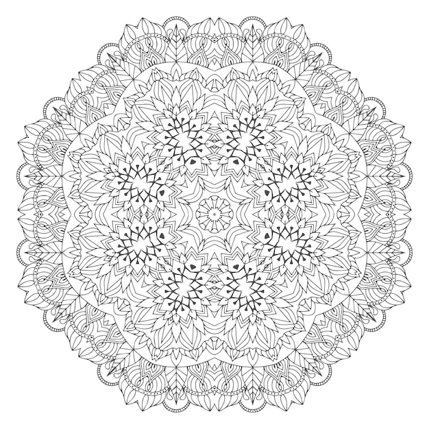 Vector mandala art design floral mandala art