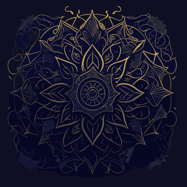 Vector vector mandala artwork illustration design