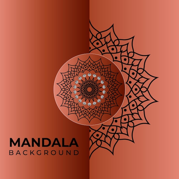 Vector Mandala Background Design