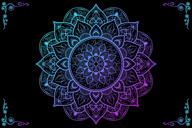 Vector vector mandala background