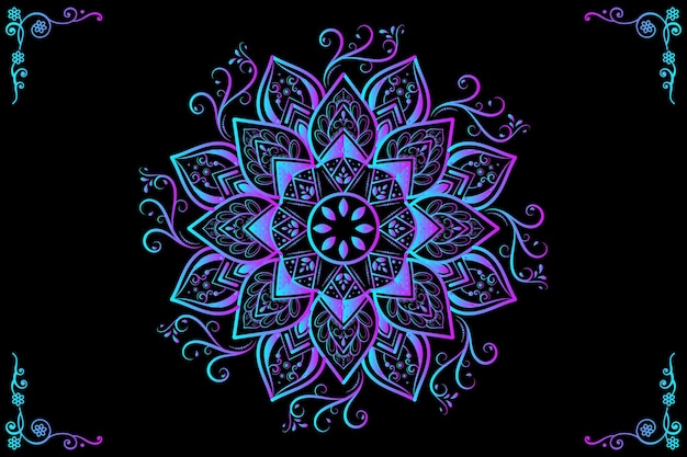 Vector vector mandala background