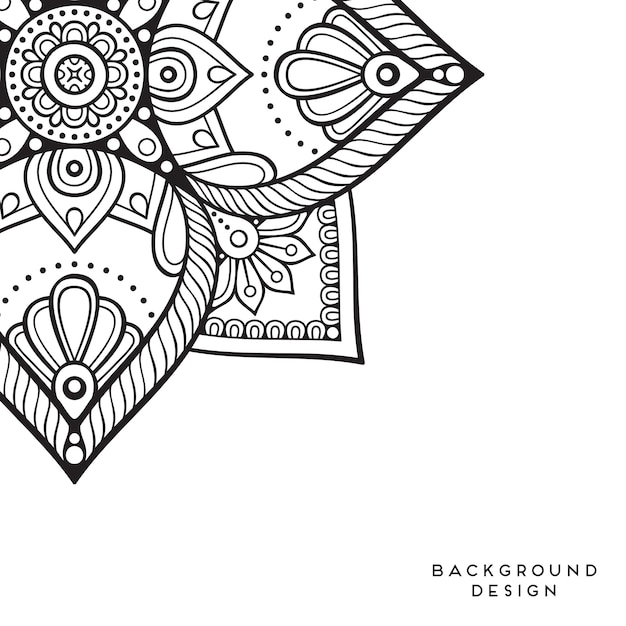 Vector vector mandala background