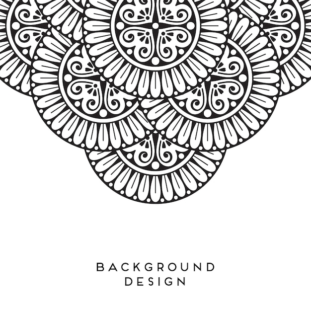 Vector mandala background