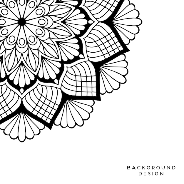 Vector mandala background