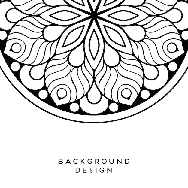 Vector mandala sfondo