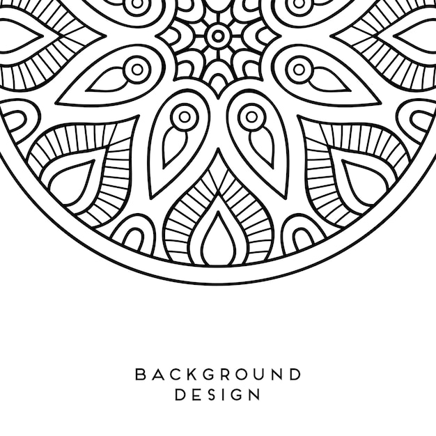 Vector mandala background