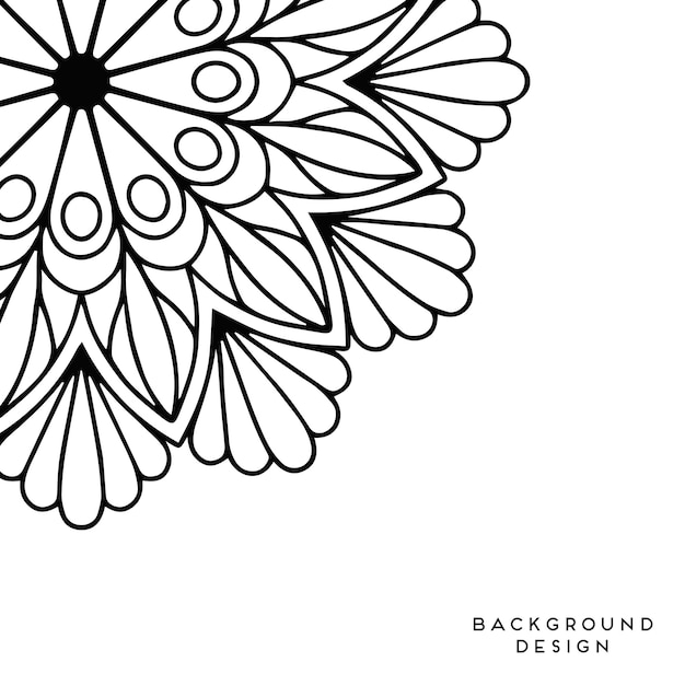 Vector mandala background