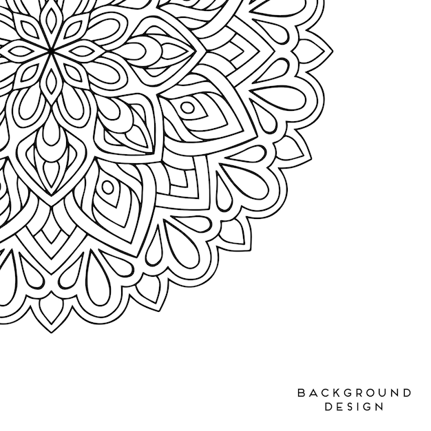 Vector mandala sfondo