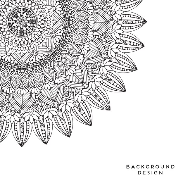 Vector vector mandala background