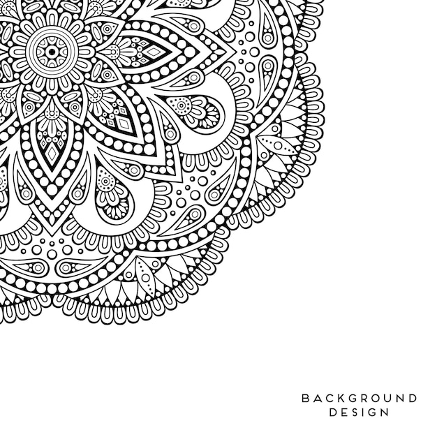 Vector mandala background