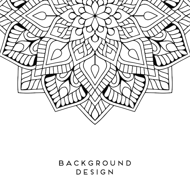 Vector mandala sfondo