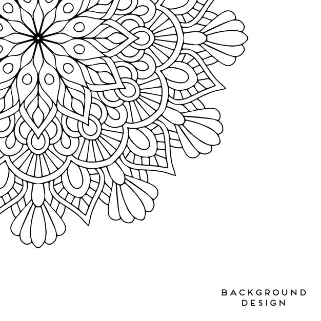 Vector vector mandala background