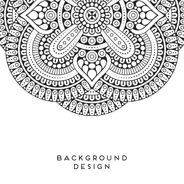 Vector mandala background