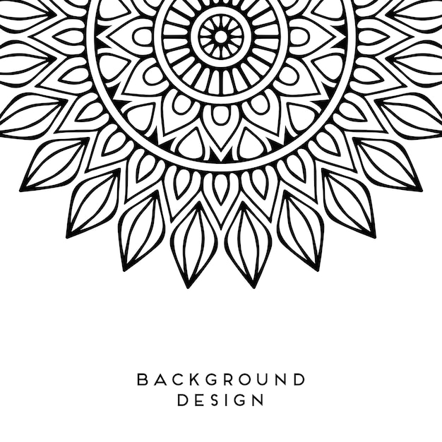 Vector mandala background