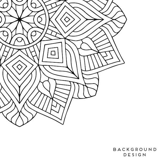 Vector mandala background