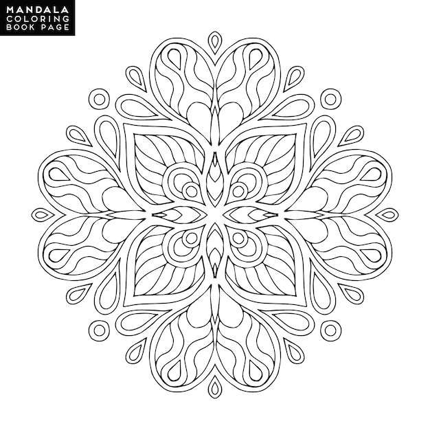 Vector mandala background