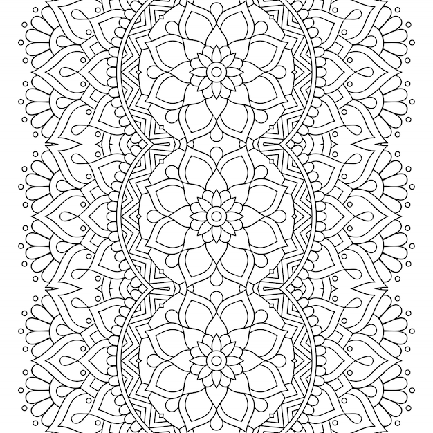 Vector mandala background