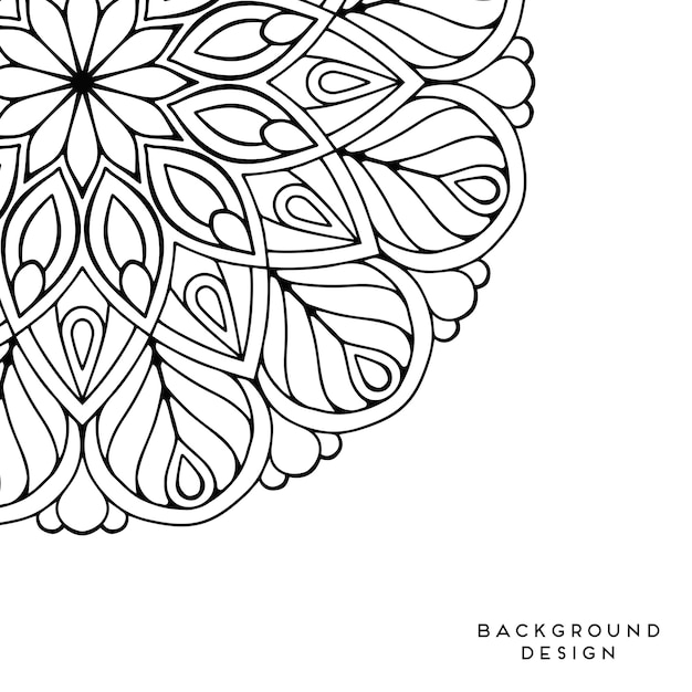 Vector mandala background