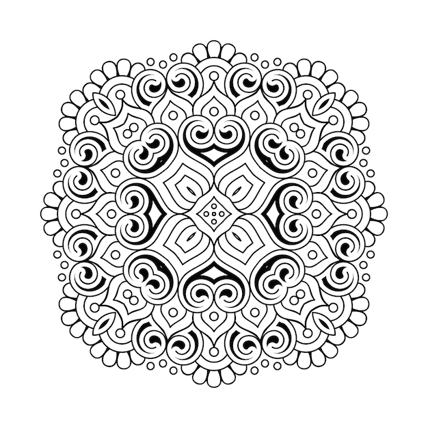 Vector mandala background