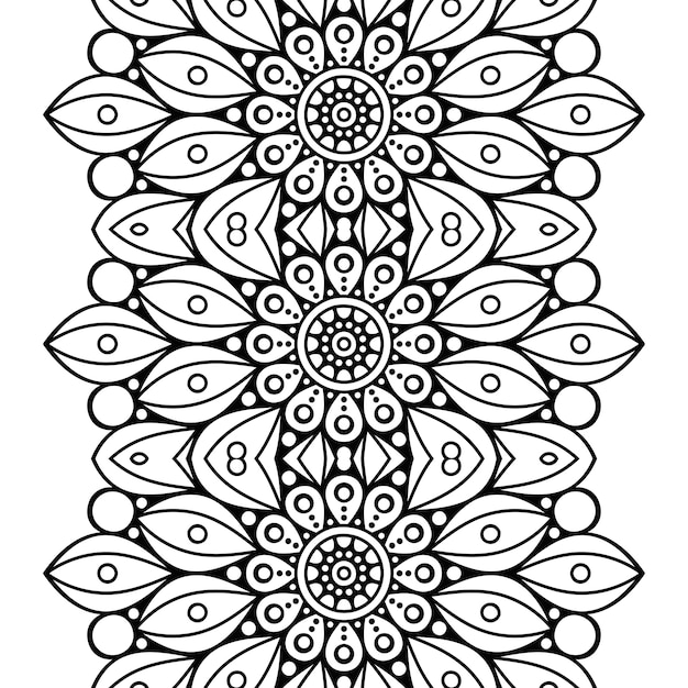 Vector mandala background