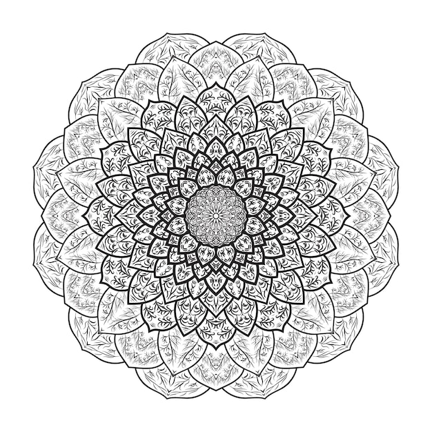 Vettore vector mandala sfondo