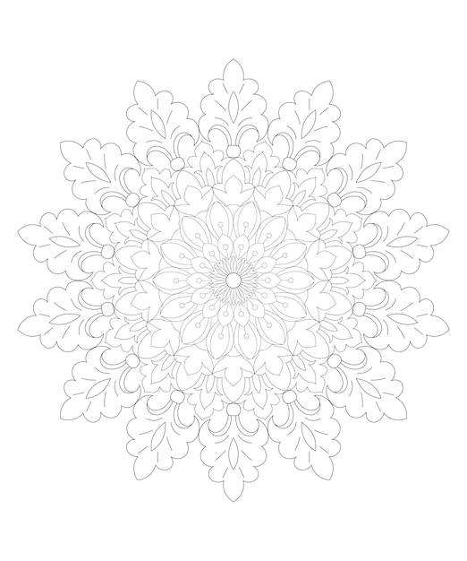 Vector Mandala Coloring Pages amp Books